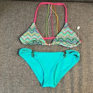 Beach Bunny swimwear and Ale by Alessandra swim suit set